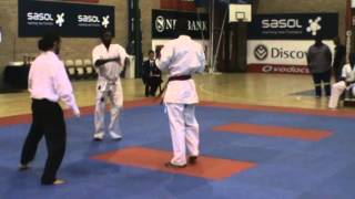 WFKO - AFRICA (Middle-weight ) Championship Thangayi Mhlanga (Zim) Vs Meshack Ntuli (SA) Part 1