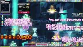 MapleStory 菈菈 10分鐘練功測試 7032隻 世界的眼淚中段1