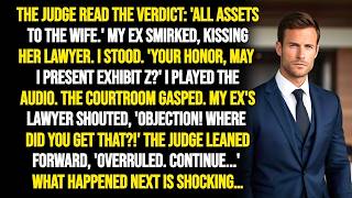 My Ex Smirked When Judge Gave Her Everything—Then I Played Exhibit Z Watched Her World Collap