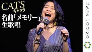 高橋あず美、『キャッツ』不朽の名曲「メモリー」を熱唱　蔦谷好位置の生伴奏で圧巻の歌声　映画『キャッツ』日本語吹替え版制作発表会