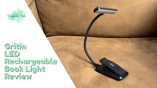 Gritin LED Rechargeable Book Light Review