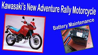 New Kawasaki KLE Adventure Motorcycle - How To Service A Kawasaki KLR 650 Battery - Viking Charger