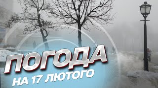 ❄ Погода на 17 лютого: температурні гойдалки і опади