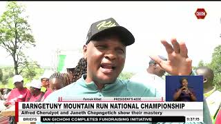 Cheruiyot and Chepngetich win the Barngetuny Mountain run national championship