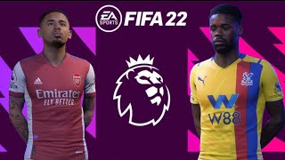 FIFA 22 PS5 |Arsenal Vs Crystal Palace | Ft.Jesus , |Premier League Matchday 1 | Gameplay 4K