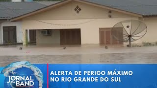Previsão do tempo: Rio Grande do Sul segue em alerta de perigo extremo | Jornal da Band
