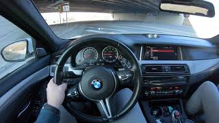 2015 BMW M5 - POV Test Drive (Bianural Audio)