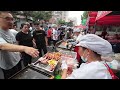 the mile long chinese morning market was already packed to the gills by 6 30 am.