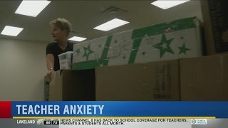 Teachers experience nerves for first day of school