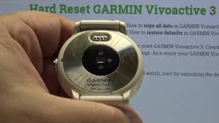 How to Find Serial Number in GARMIN Vivoactive 3 - SN Location