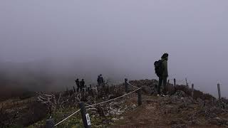 令和2年11月15日　強風の伊吹山