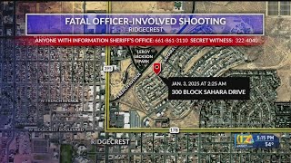 Man dies after being shot by Ridgecrest PD and KCSO officers