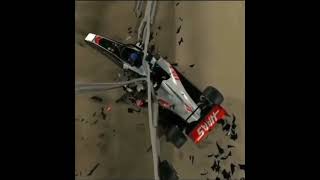 Romain Grosjean crash recreated