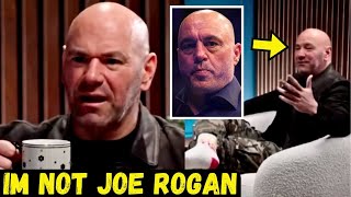 Dana White Gets Called Joe Rogan During Interview & Goes CRAZY