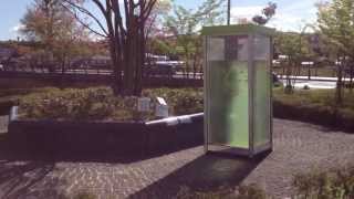 伊達市の梁川美術館に現れた電話BOX①　BOX phone that appeared in Yanagawa Museum Date City　①