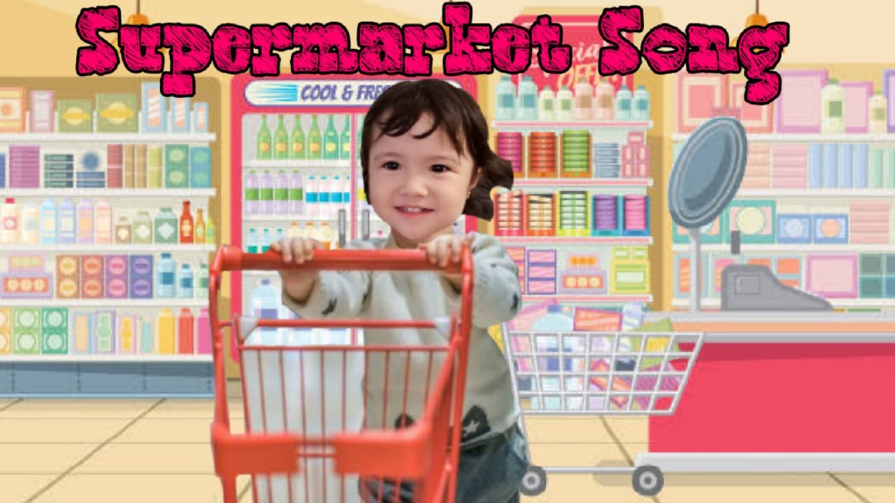 Baby Doing Grocery Shopping Supermarket Song Youtube