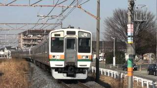 211系　C編成　C-04　行田駅にて／211series C04 at Gyoda