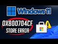 Fix Error 0x800704cf Xbox App / Microsoft Store/ Game Pass On Windows 11/10