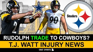 Pittsburgh Steelers Injury News: TJ Watt & Najee Harris + Trade Mason Rudolph To Dallas Cowboys?
