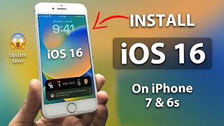 Install iOS 16 Update on iPhone 7 & 6s ||  How to Update iPhone 6s & 7 on iOS 16🔥🔥