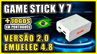 🚀 BOMBA - Game Stick Y7 Desbloqueado e Atualizado com Emuelec 4.8 🎮 MUITAS NOVIDADES 🎮