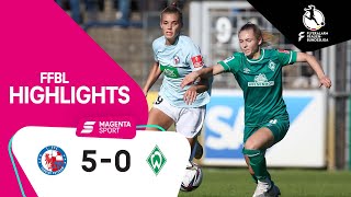 1. FFC Turbine Potsdam - SV Werder Bremen | 5. Spieltag, 2021/2022 | MAGENTA SPORT