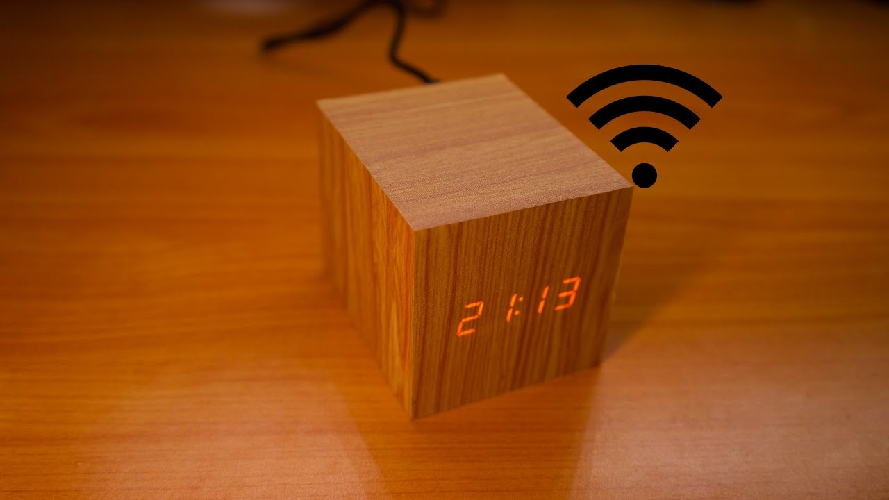 Diy Wooden Digital Clock Youtube