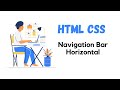 Navigation Bar Horizontal