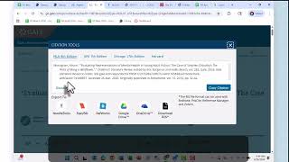 Export Citations from Gale Databases