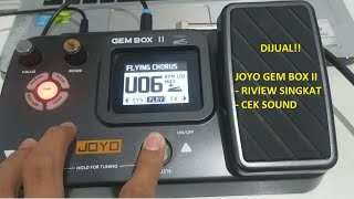 Review FX Guitar Joyo Gem Box 2 II - Barang Sold Out