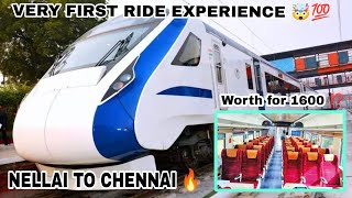 🚅Vande Bharat Express Worth ah⁉️Travel experience 😲Tirunelveli To Chennai First Day 🤯HK|Tamil