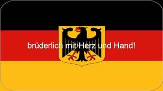 Deutsche Nationalhymne mit Gesang und Text