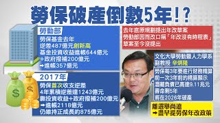 【整點精華】20210305 勞保破產倒數5年! 去年勞保逆差487億破紀錄