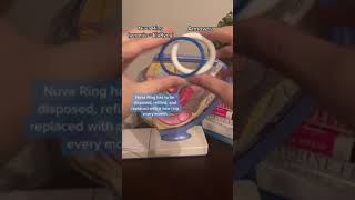 You put these where? 2 vaginal contraceptive rings & the differences. #shorts #birthcontrol
