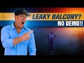 DIY Leaky Balcony Repair - Clear Waterproofing Membrane