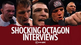 Most Shocking UFC Interview moments! | Jones, Sonnen, Khabib, McGregor, Nick Diaz