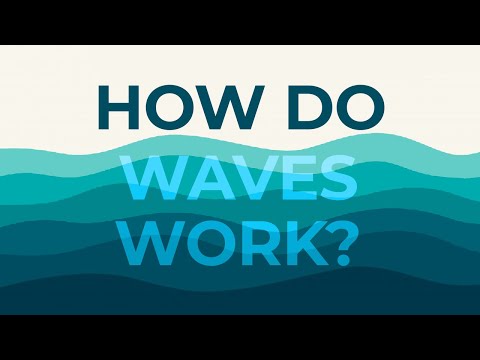 What is a metaphor for crashing waves?
