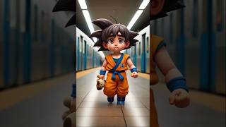 The Lost Boy Goku at the Train Station #goku #dragonball