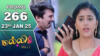 Malli promo 266 review | 23rd January 2025 | Today malli full episode promo 266 review