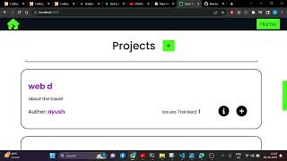backend skill test Issue tracker