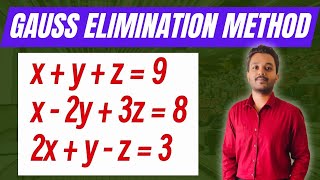 Gauss Elimination Method | System of Equation | Engineering maths | Mathspedia |