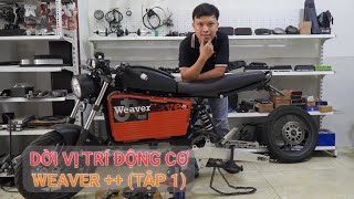 Weaver ++ Dời Động Cơ Vào Sườn Nâng Khối Lượng Sprung Mass #1 | Ebike VietNam