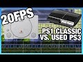 PS1 Classic Letdown: PAL & NTSC Benchmarks vs. Used PS3