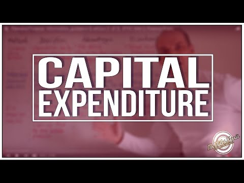 What is expenditure and examples?