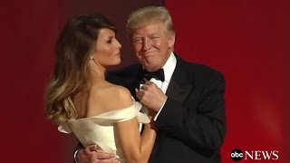 President Trump, First Lady Melania's First Dance