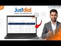 How to scrape data from just dial | justdial data extractor software download free #justdial