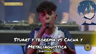 Stuart y Teorema vs Cacha y Metalinguistica subtitulado (God level 4x4 doble tempo) nosé el año xd