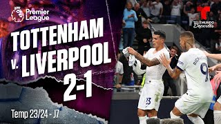 Highlights & Goles: Tottenham v. Liverpool 2-1 | Premier League | Telemundo Deportes