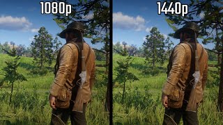 Red Dead Redemption 2 - 1080p vs 1440p Comparison