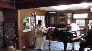 かあさんの歌 窪田聡作曲　KUBOTA, Satoshi:My Dear Old Mom's Song for flute and piano Fl.田上紳　Pf.是川哲孝